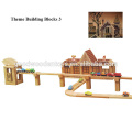 326pcs Rubber Wood Children Toy Grand Building Blocks